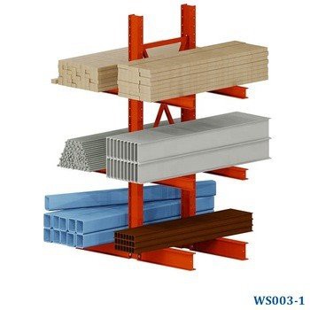 Heavy Duty Single Face Industrial Steel Cantilever Rack (2)